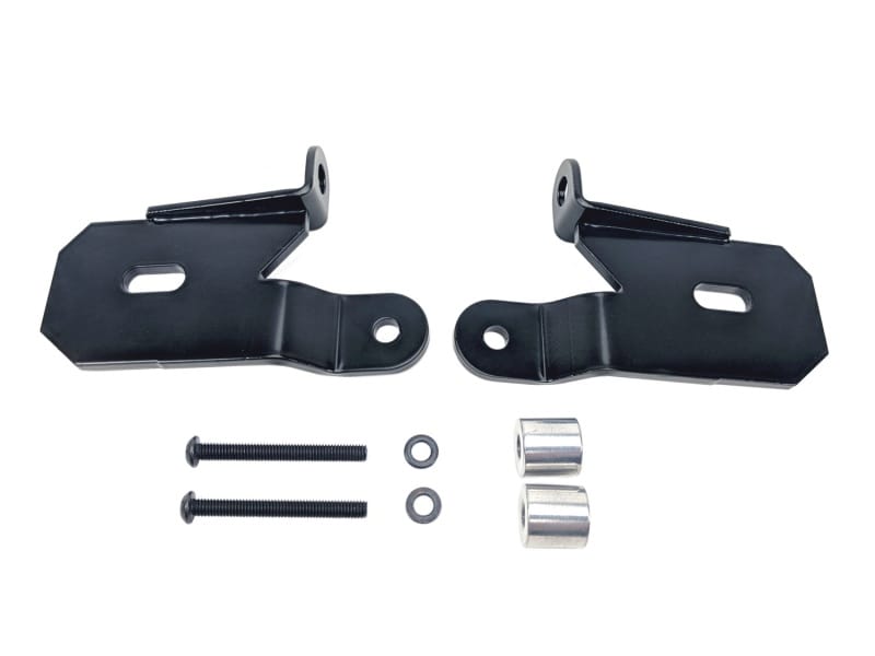 KC HiLiTES 18-19 Jeep Wrangler JL A-Pillar Light Mount Bracket Set (Pair) - Black thumbnail 2