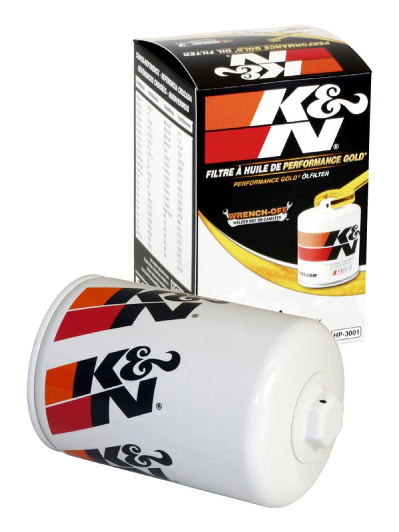 K&N Oil Filter OIL FILTER; AUTOMOTIVE - HP-3001 thumbnail 3