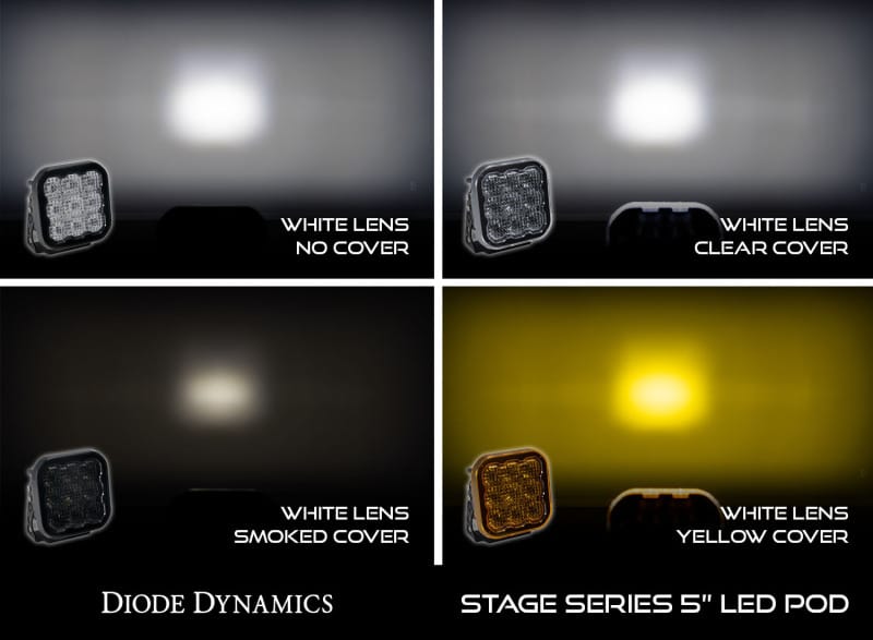 Diode Dynamics SS5 LED Pod Cover Clear thumbnail 3