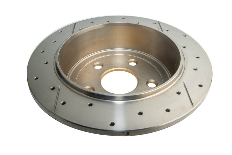 DBA 07-16 Jeep JK Wrangler & Rubicon w/HD Brakes Street Series Rear Cross Drilled & Slotted Rotor thumbnail 2