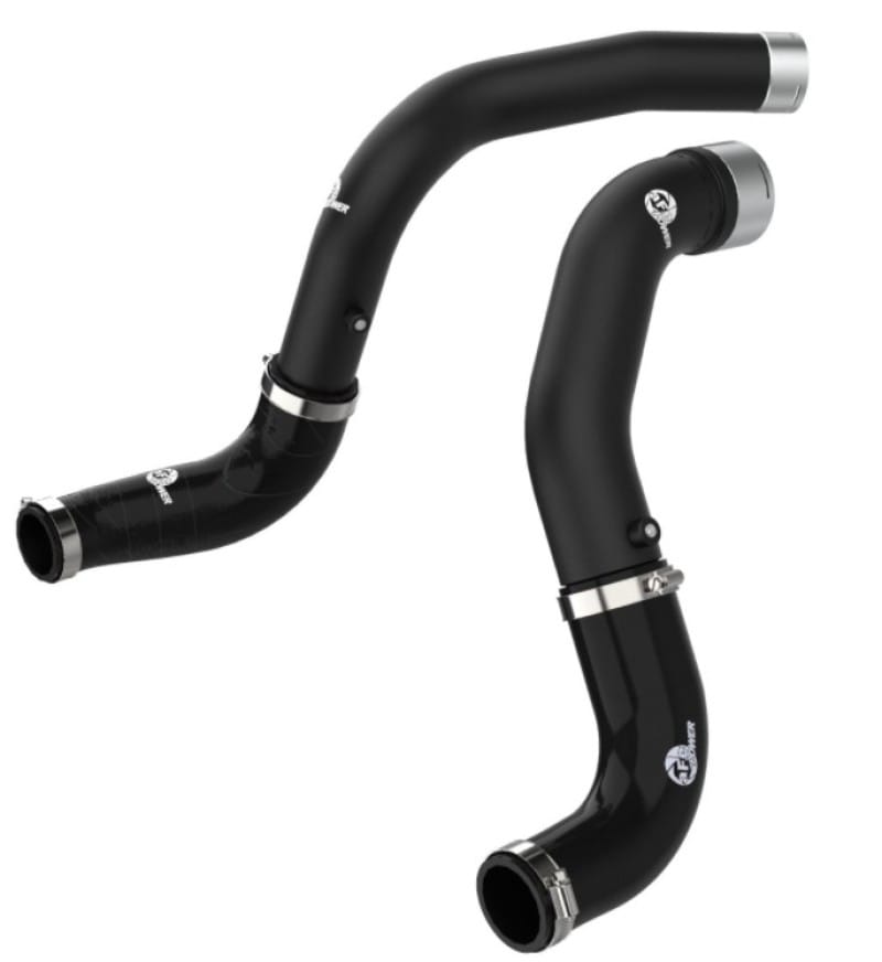 aFe BladeRunner Black 3in Intercooler Hot & Cold Side Pipe Kit 20-21 Jeep Wrangler V6-3.0L (td) thumbnail 2
