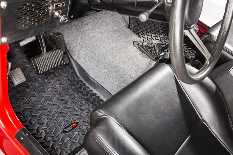 Rugged Ridge Floor Liner Front Black 1976-1983 Jeep CJ-5 thumbnail 2