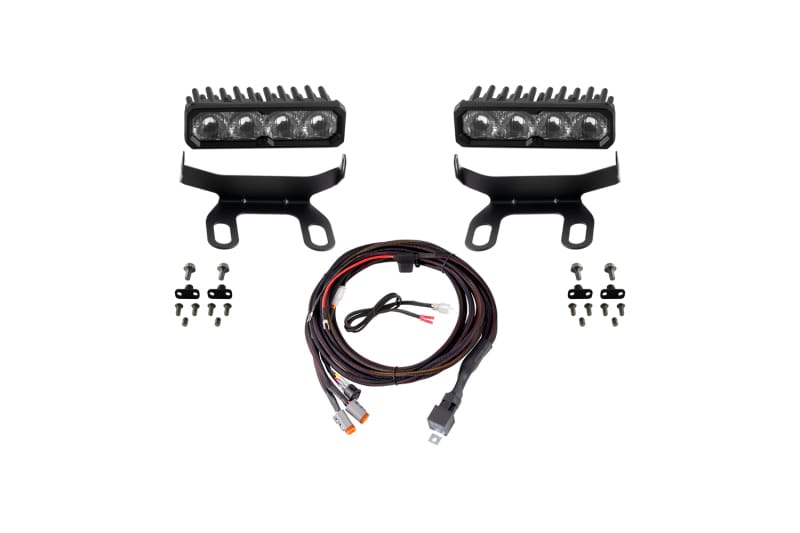 Diode Dynamics 2013-2018 Ram 1500 Ram Standard SS6 Sport LED Kit White Driving 6000K thumbnail 2