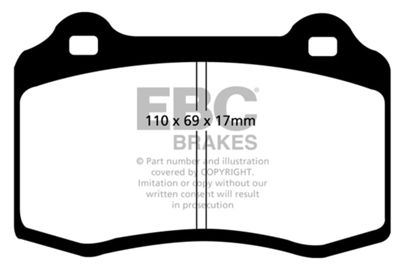EBC 92-00 Dodge Viper 8.0 Bluestuff Front Brake Pads thumbnail 3