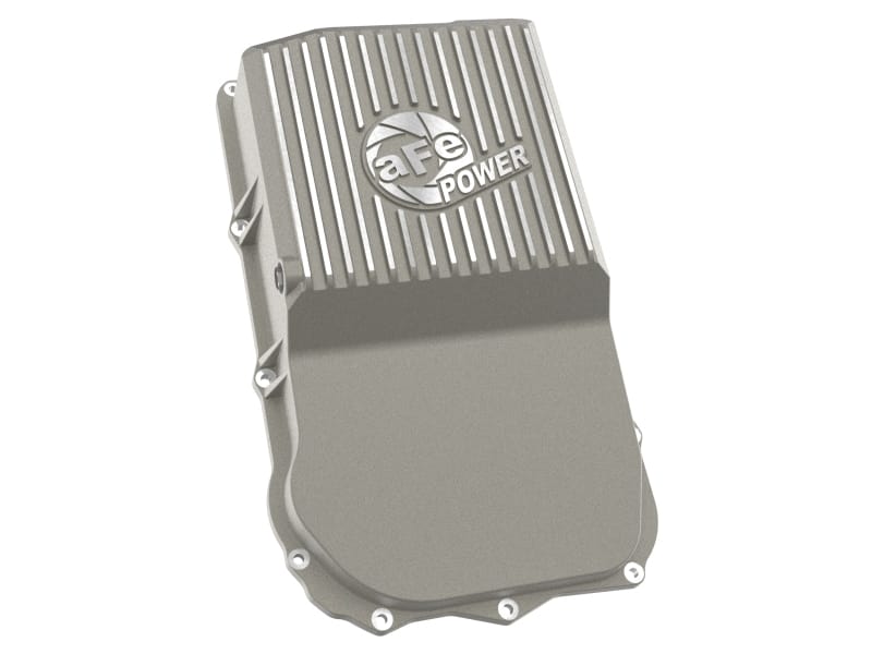 aFe POWER 18-25 Jeep Wrangler (JL) 850RE/8HP70/8HP75 Transmission Pan - Raw w/ Machined Fins thumbnail 2