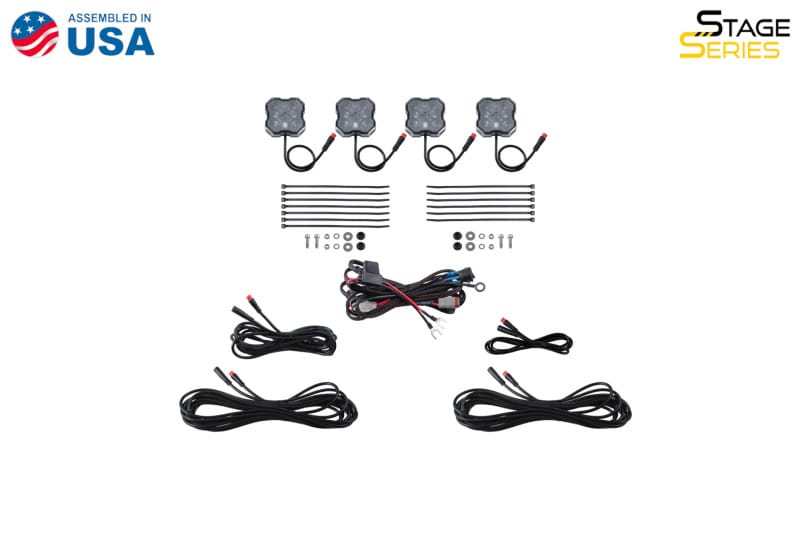 Diode Dynamics RGBW Rock Light Installer Magnet Mount Kit w/Controller (4-pack) thumbnail 8