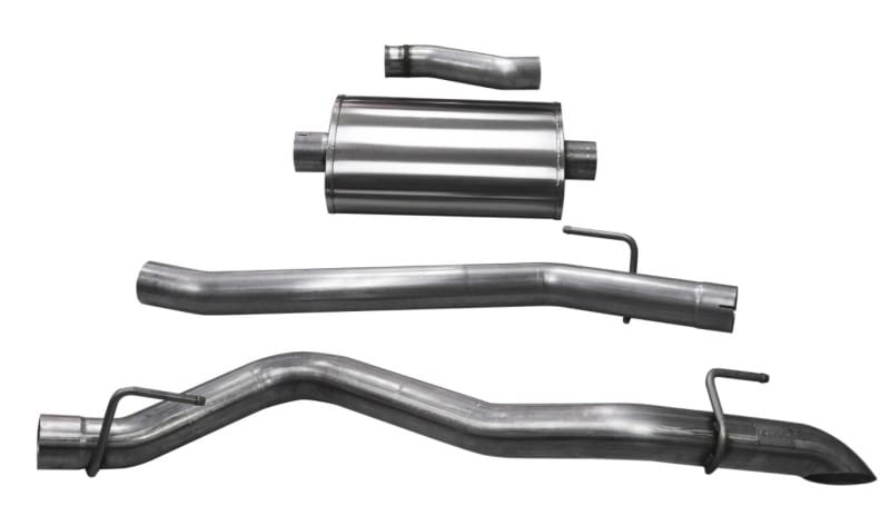 Corsa 2020-2025 Jeep Gladiator JT 3.0in Cat-Back Single Side Exit w/ Turn Down Tip thumbnail 2