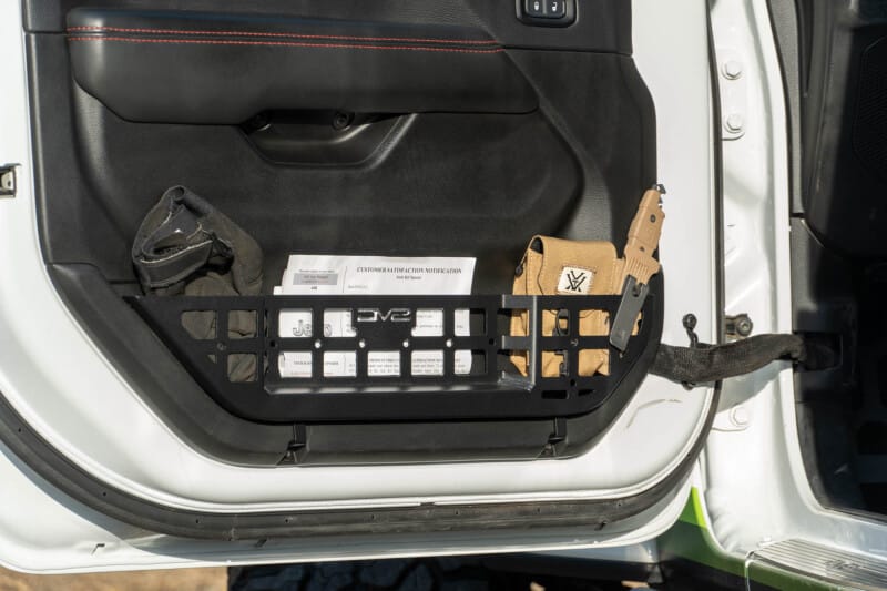 DV8 Offroad 18-25 Jeep Wrangler JL Electric Seat Front Door Molle Pockets thumbnail 2