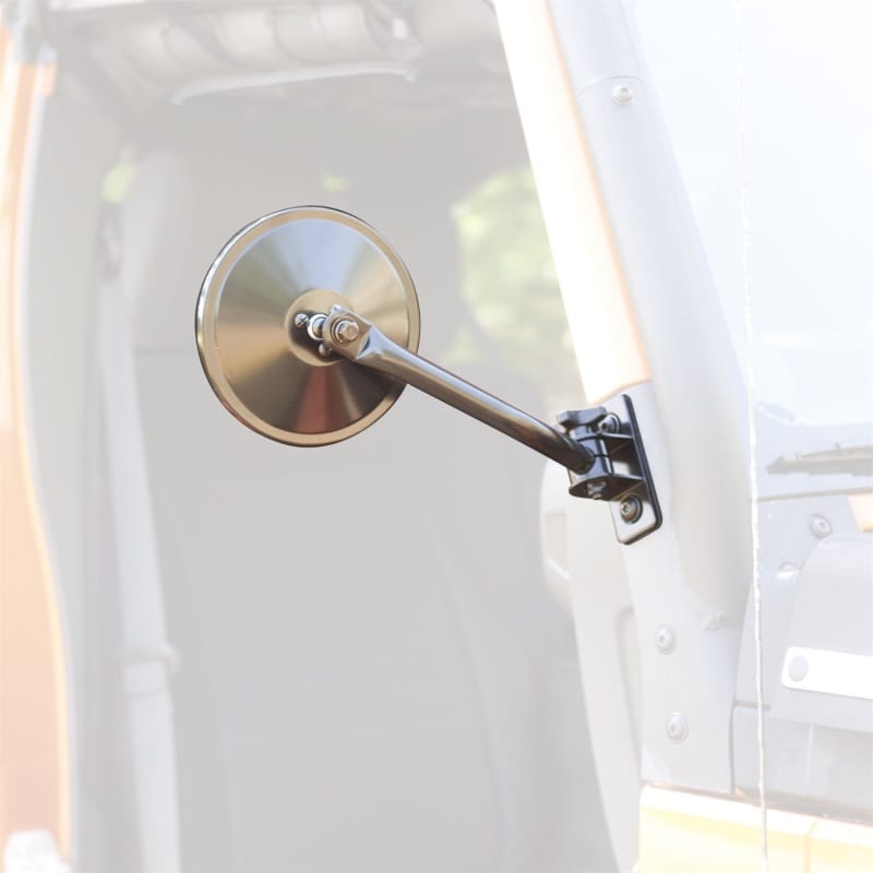 Rugged Ridge 97-18 Jeep Wrangler TJ/JK Black Quick Release Mirror Kit thumbnail 2