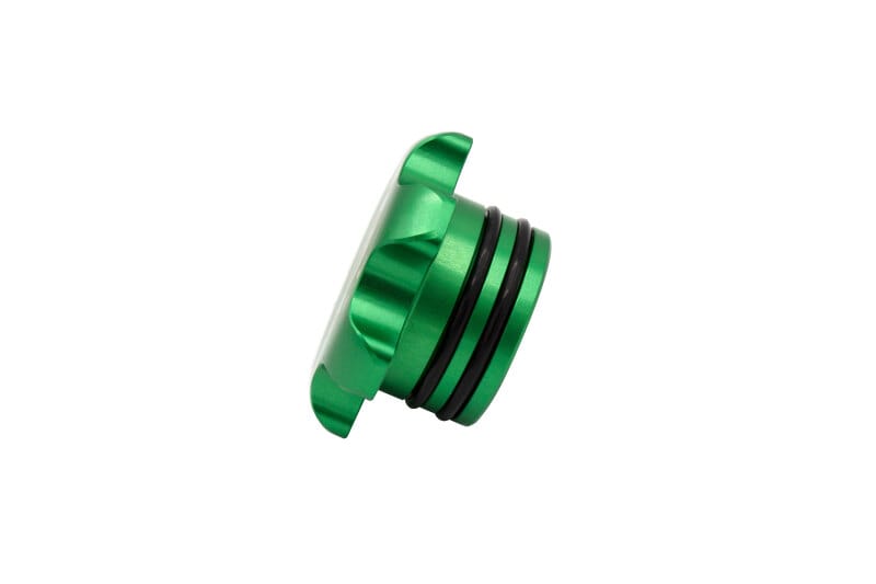 Fleece Performance 13-18 Dodge Cummins Green Anodized Billet Fuel Cap thumbnail 2