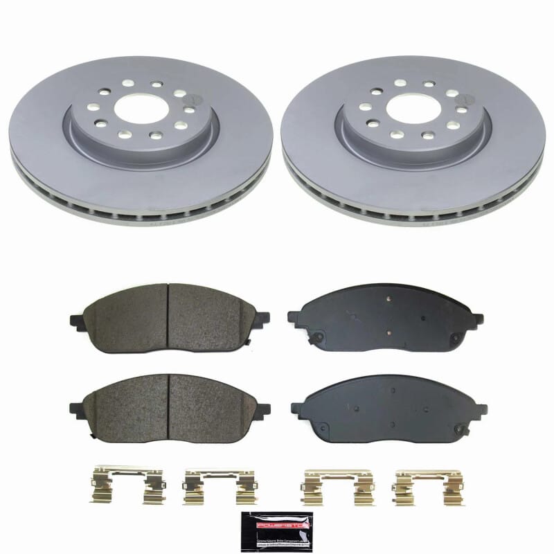 Power Stop 22-24 Jeep Grand Cherokee Front Z17 Coated Brake Kit - CRK9240