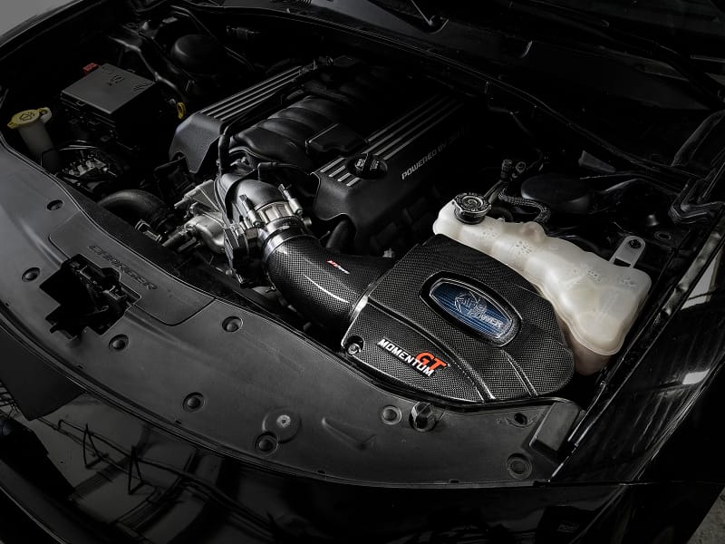 aFe Momentum Black Series Carbon Fiber Pro 5R Air Intake System 11-19 Dodge Charger SRT8 6.4L thumbnail 3