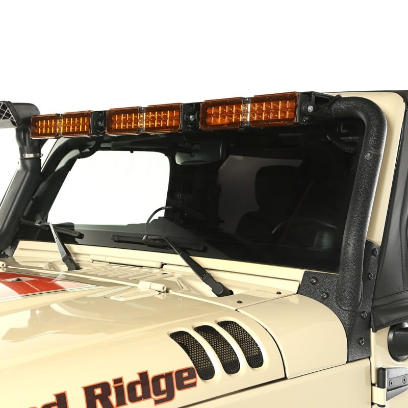 Rugged Ridge 07-18 Jeep Wrangler JK Windshield LED Light Bar thumbnail 3