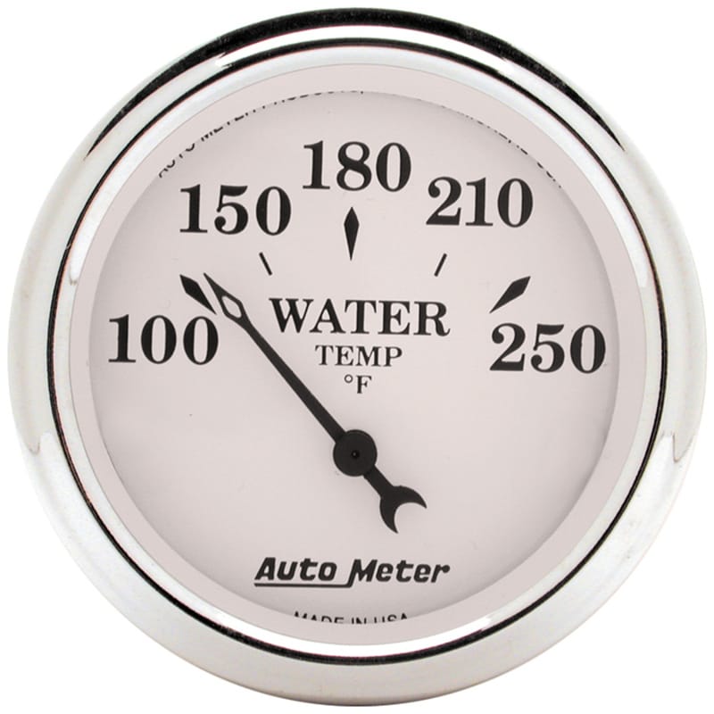 Autometer Old Tyme White 5 Piece Kit (MPH/FUEL/OILP/WTMP/BAT) 59-60 Chevy Car Direct-Fit Dash Kit thumbnail 4