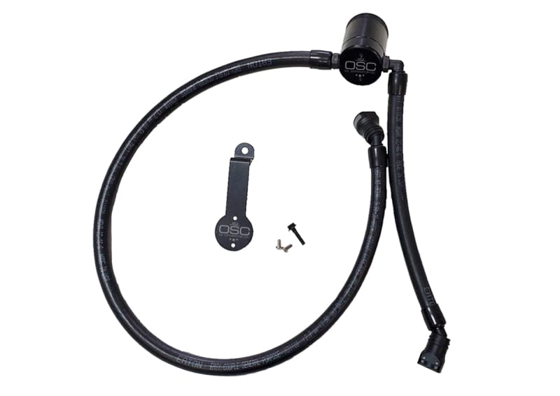 J&L 18-25 Jeep Wrangler JL 3.6L Driver Side Oil Separator 3.0 - Black Anodized