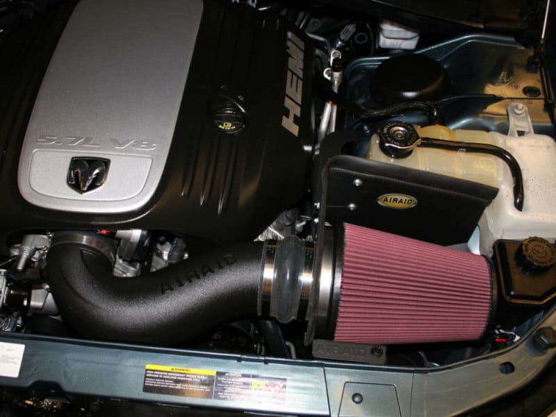 Airaid 06-10 Charger / 05-08 Magnum 5.7/6.1L Hemi CAD Intake System w/ Tube (Dry / Red Media) thumbnail 2