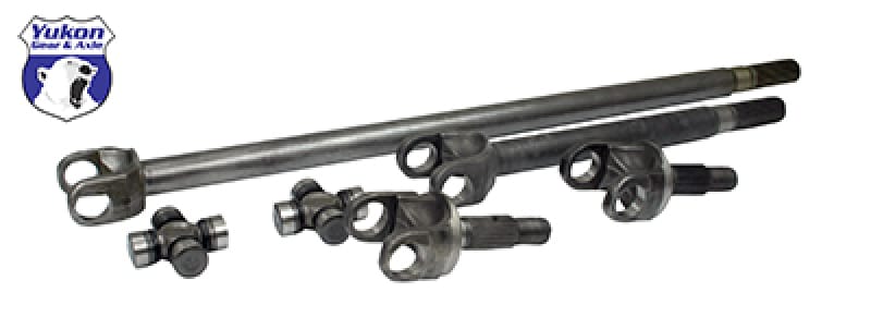 Yukon Gear Front 4340 Chrome-Moly Replacement Axle Kit For 82-86 Dana 30 Jeep CJ - YA W24116