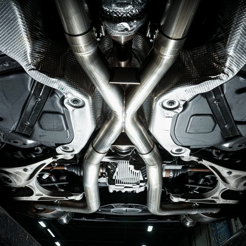 Stainless Works 18-19 Dodge Durango 6.4L Legend Catback Exhaust w/ Black Tips thumbnail 5