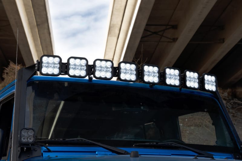 Diode Dynamics Jeep JK SS5 Sport CrossLink Windshield - Yellow Combo Lightbar Kit thumbnail 2