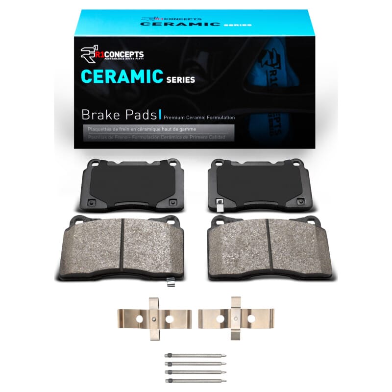 R1 14-17 Dodge Viper Front/Rear Ceramic Pads & Hardware Kit