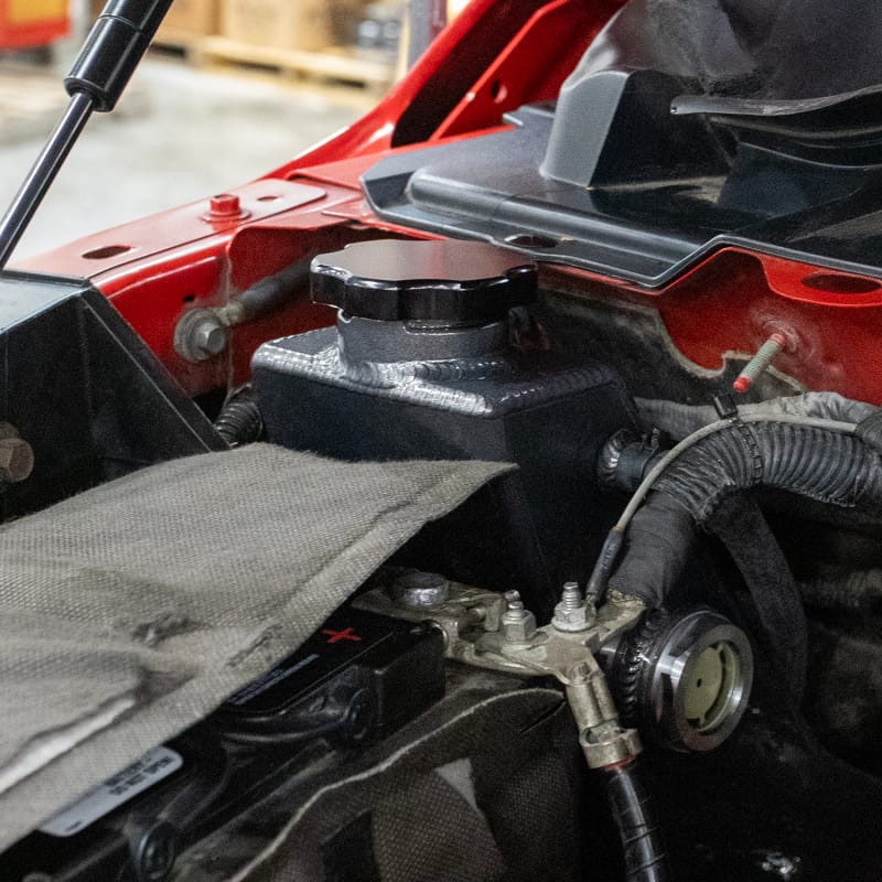 Wehrli 10-12 Cummins 6.7L Coolant Tank (OEM Placement) - Gloss Black thumbnail 5