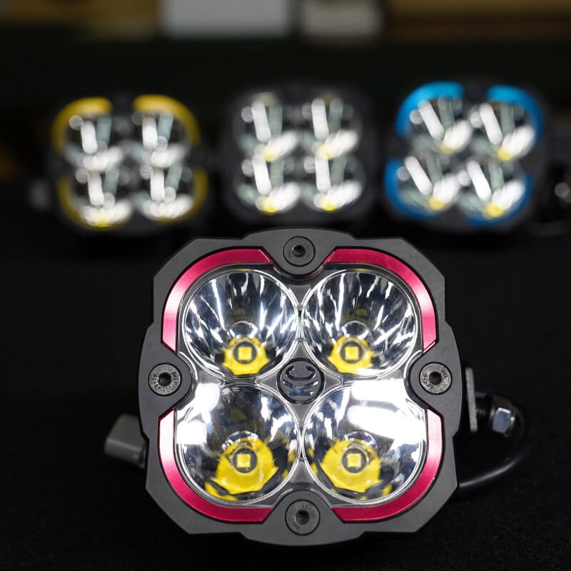 KC HiLiTES FLEX ERA 4 Color Bezel Ring Red (ea) thumbnail 4