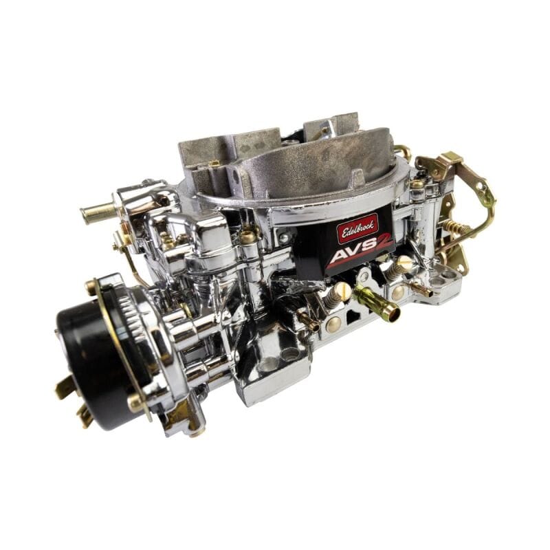 Edelbrock AVS2 650 CFM Carburetor Electric Choke - Chrome Plasma Finish thumbnail 2