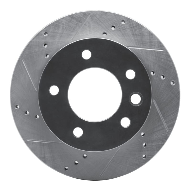 R1 02-06 Dodge Sprinter 2500 Front Left Drilled & Slotted Silver Brake Rotor - 631-40042L