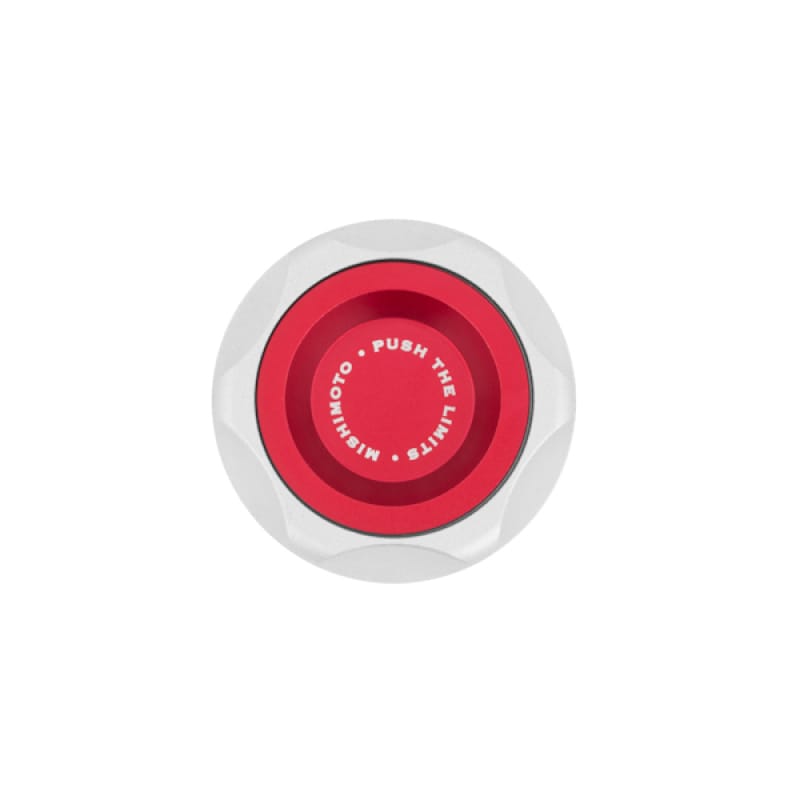 Mishimoto Mitsubishi Oil Filler Cap - Red thumbnail 3