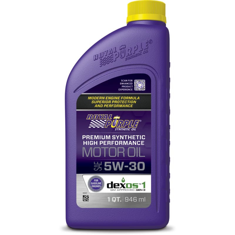 Royal Purple Premium Synthetic High Performance Multi-Grade 5W30 Motor Oil - 1 Quart