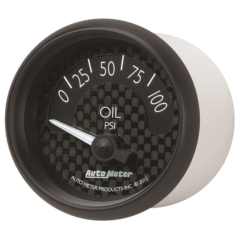 Autometer GT Series 52mm Short Sweep Electronic 0-100 psi Oil Pressure thumbnail 2