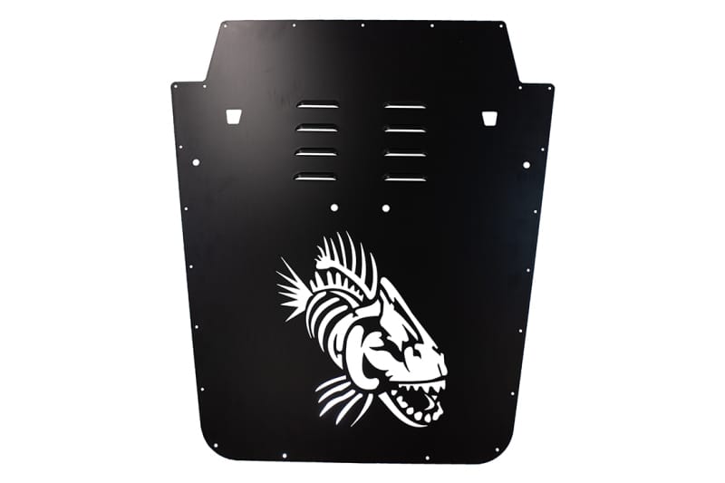 Fishbone Offroad 07-12 Jeep Wrangler JK Hood Louver - Black thumbnail 4