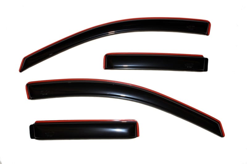 AVS 07-10 Jeep Compass Ventvisor In-Channel Front & Rear Window Deflectors 4pc - Smoke thumbnail 2