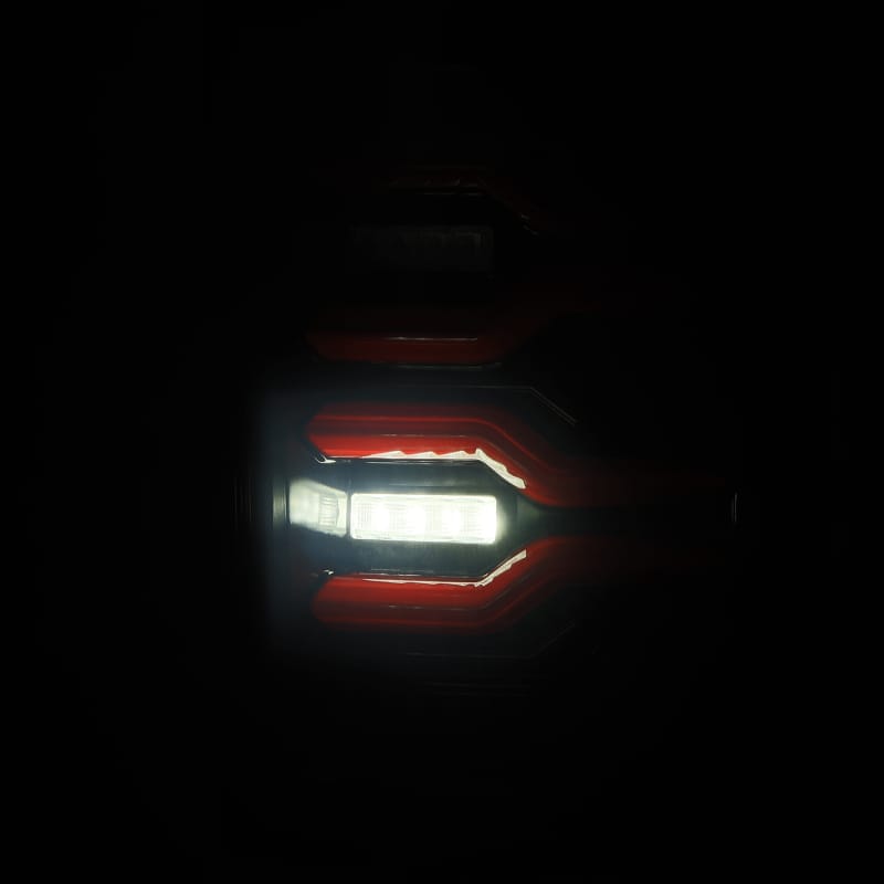 AlphaRex 07-08 Dodge Ram1500/07-09 Dodge Ram 2500+3500 Luxx-Series LED Tail Lights(Pair) Black/Red thumbnail 7
