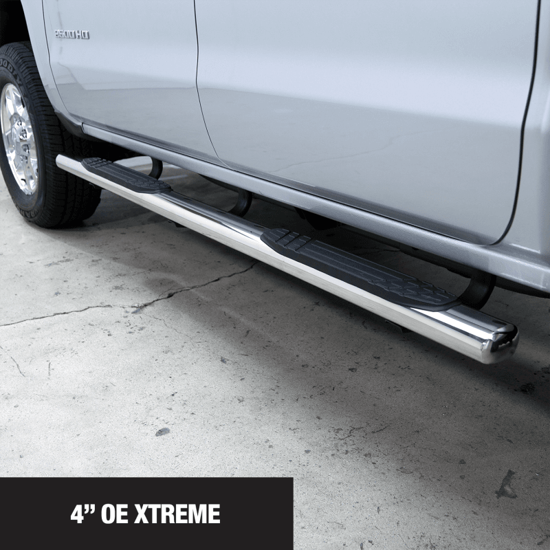 Go Rhino 4in OE Xtreme SideSteps - Stainless Steel - 87in thumbnail 2
