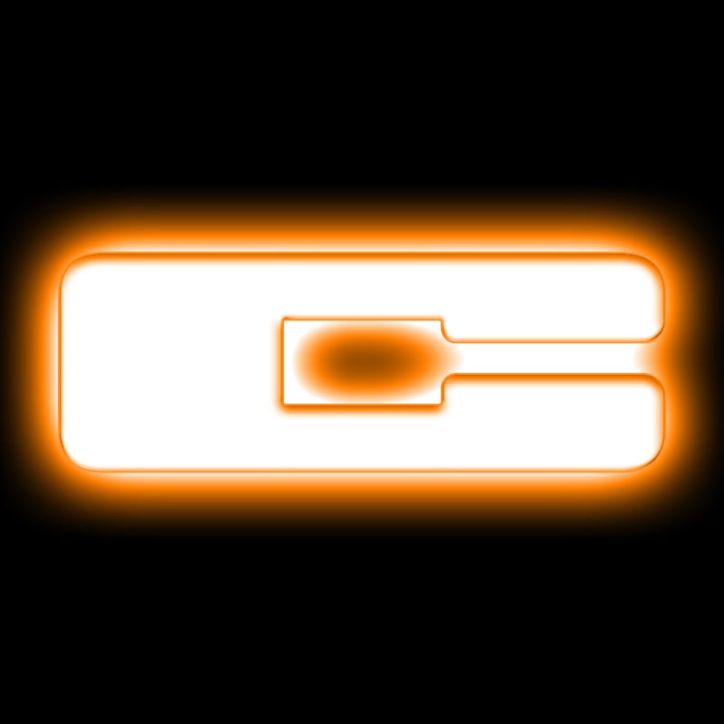 ORACLE Lighting Universal Illuminated LED Letter Badges - Matte Wht Surface Finish - C - 3140-C-005