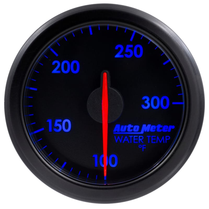 Autometer Airdrive 2-1/6in Water Temperature Gauge 100-300 Degrees F - Black thumbnail 2