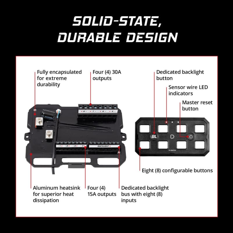 Diode Dynamics D-Switch 8 Button Controller Kit thumbnail 7