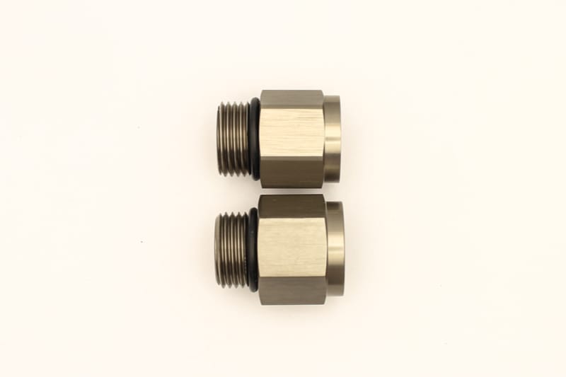 DeatschWerks DW350iL 8ORB Male to Metric Female Plumbing Kit to Replace Bosch 044 (Incl. O-Ring)