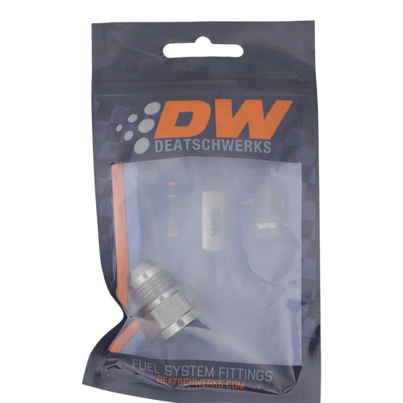 DeatschWerks 6AN Female Flare to 8AN Male Flare Expander - Anodized DW Titanium thumbnail 2