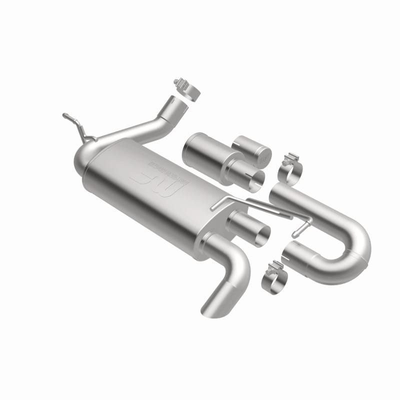 MagnaFlow 07-18 Jeep Wrangler JK Overland Series Axle-Back Exhaust System thumbnail 2