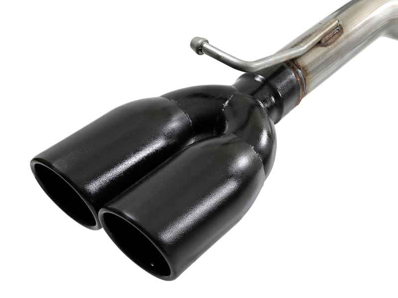 aFe MACH Force-Xp 2-1/2in 304 SS Cat-Back Exhaust 15-21 Dodge Challenger V6-3.6L - Quad Black Tip thumbnail 3