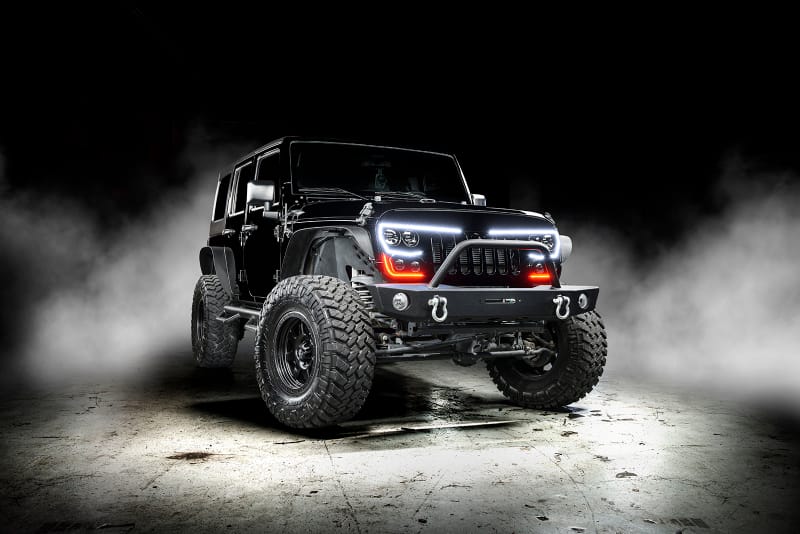 Oracle VECTOR Series Full LED Grille - Jeep Wrangler JK - NA