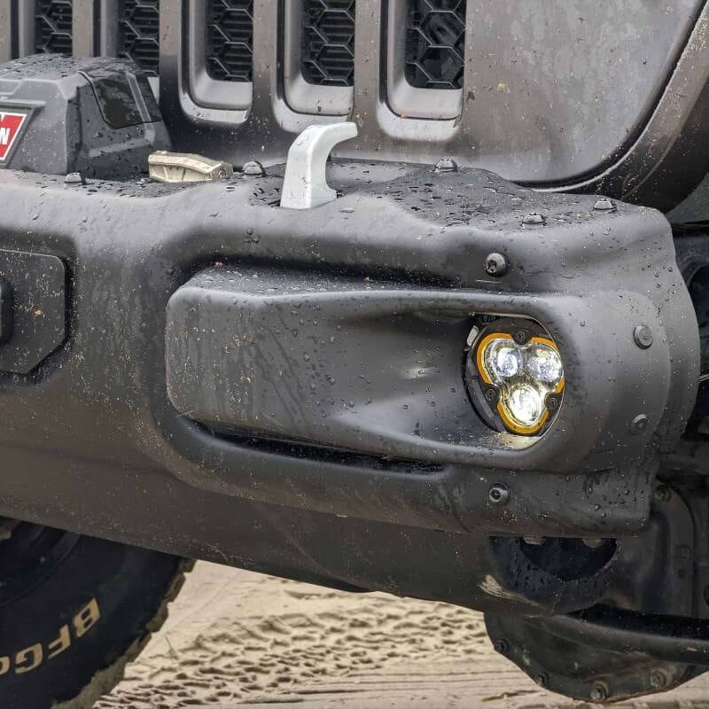 KC HiLiTES FLEX ERA 3 Dual Mode SAE Fog Light - Single Light Master Kit (w/Clear + Yellow Lens) thumbnail 6