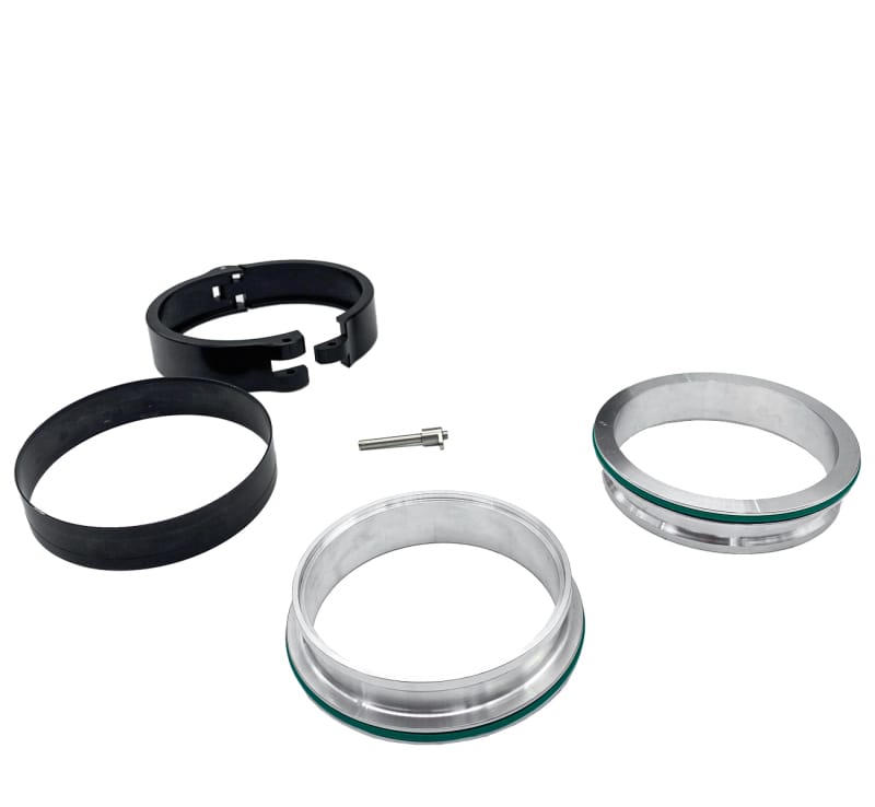 Granatelli 3.5in Dual Seal Double O-Ring Clamp Assembly thumbnail 2