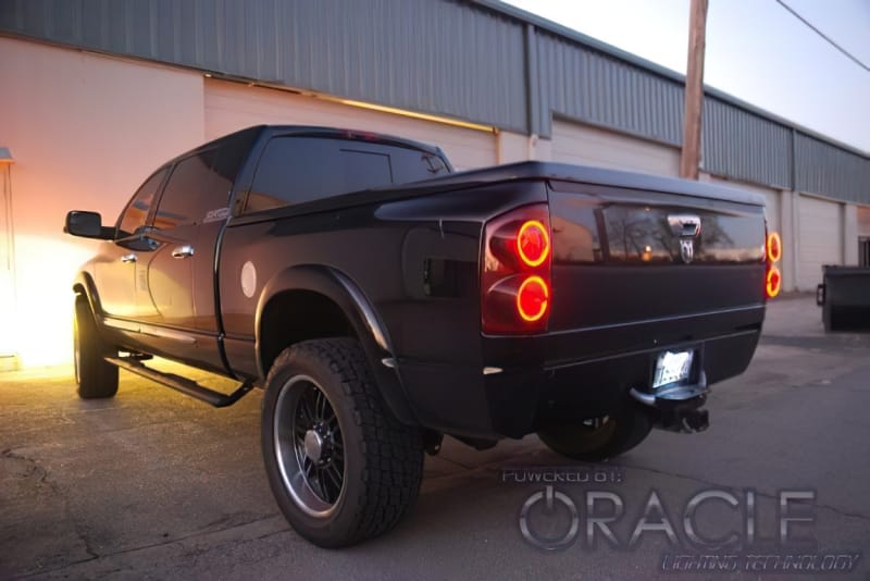 Oracle Dodge Ram 06-08 LED Tail Light Halo Kit - Red thumbnail 3