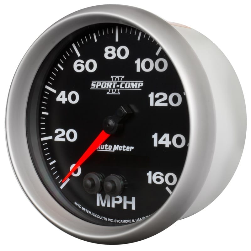Autometer Sport-Comp II 5in 0-140MPH In-Dash Electronic GPS Programmable Speedometer thumbnail 2