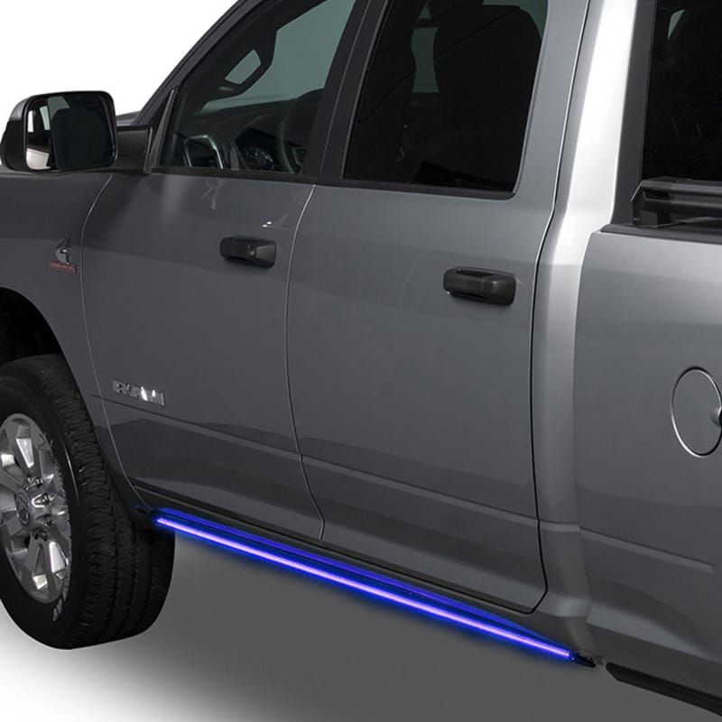 Putco 19-23 Dodge Ram E Blade Sideliner Blade Rocker Kit Red & Blue LEDs