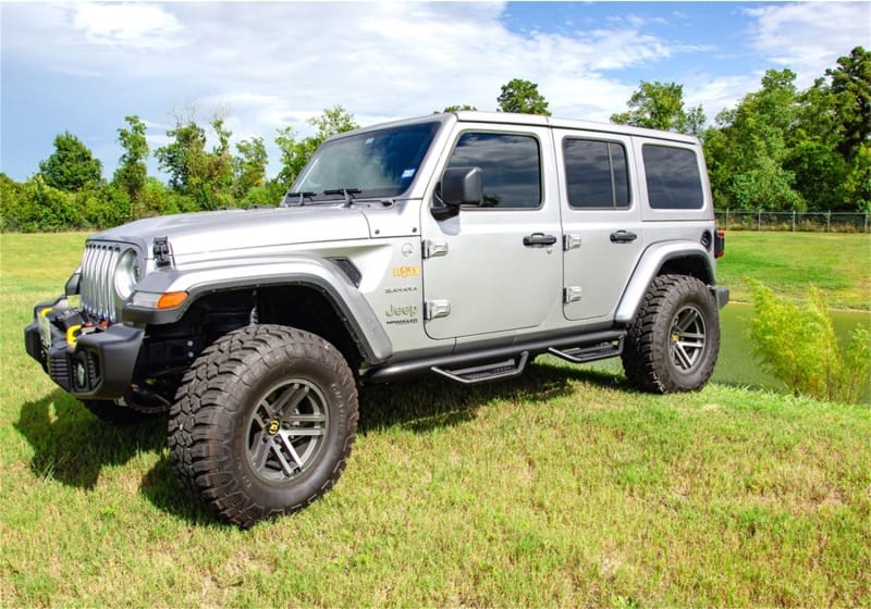 N-Fab Podium LG 2018 Jeep Wrangler JL 4DR SUV - Full Length - Tex. Black - 3in thumbnail 2