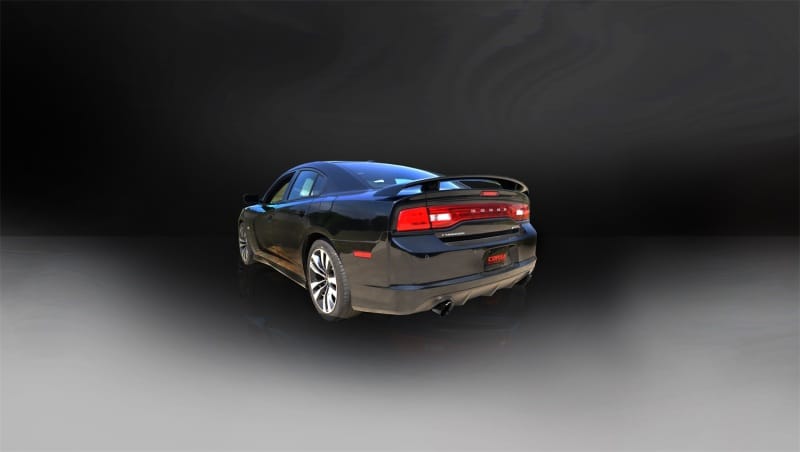 Corsa 2012-2013 Dodge Charger SRT-8 6.4L V8 Black Sport Cat-Back Exhaust thumbnail 2
